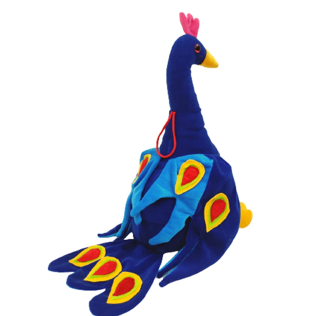 PlushParadise | Knuffelzacht speelplezier - Schattige pauw knuffel voor kinderen
