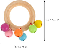 Thumbnail for Ecotoys RattlePlay | Sensorisch plezier voor kleintjes - Montessori Houten Rammelaars