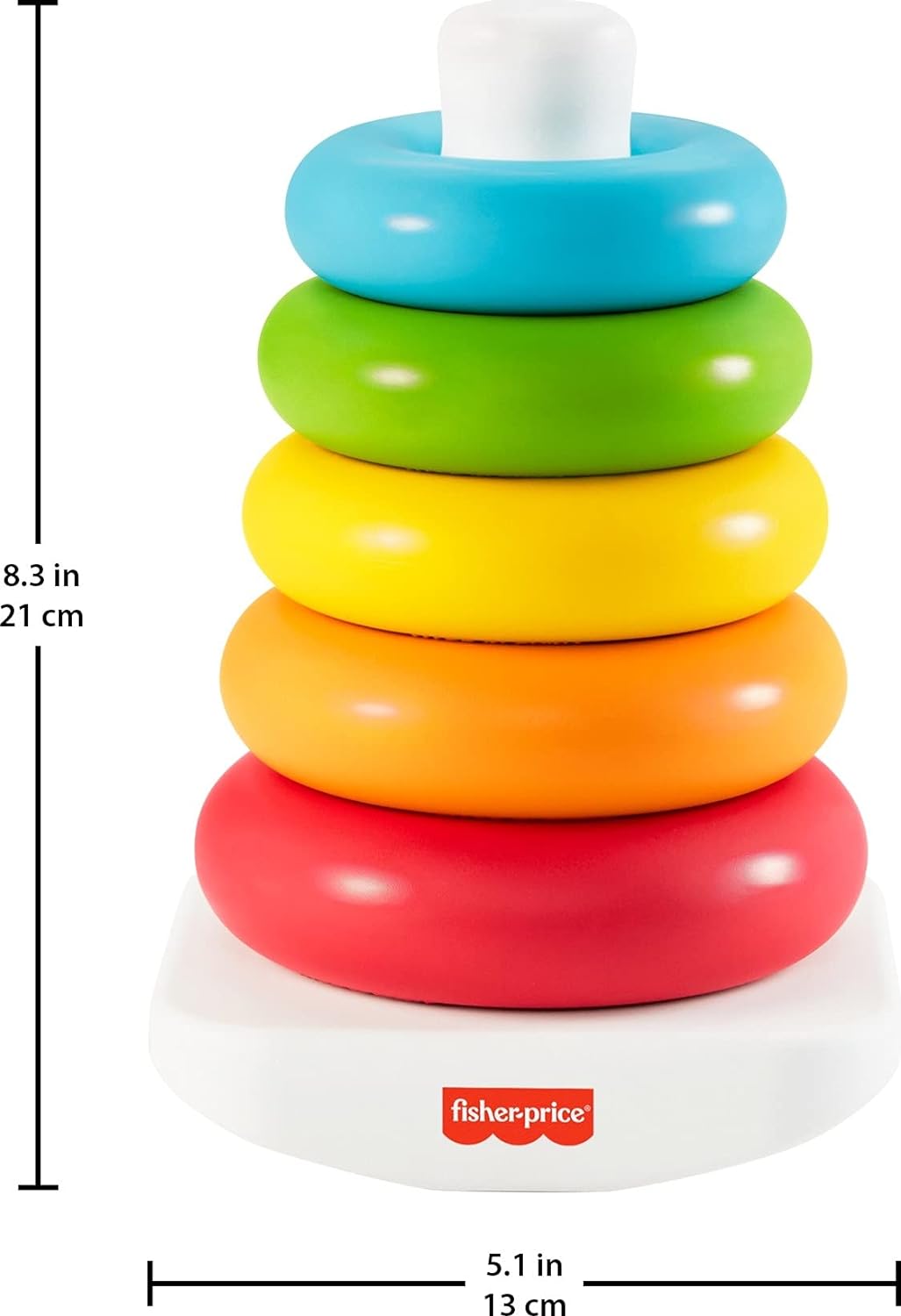 Toystar Stacky Rings | Durable & Colorful Stacking Toys - For Babies from 6 Months - Duurzaam & Kleurrijk Stapelspeelgoed ...