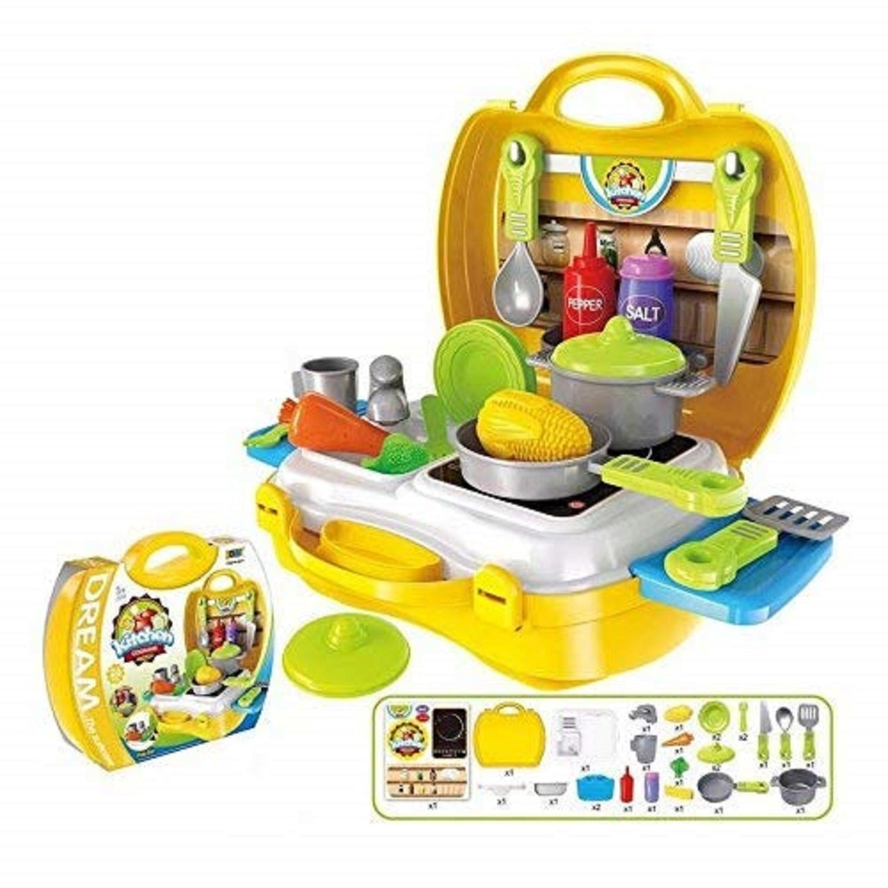 Toystar MiniChef | Playful cooking fun - Kitchen play set for kids, role play cooking set with accessories - Speelse kookp...