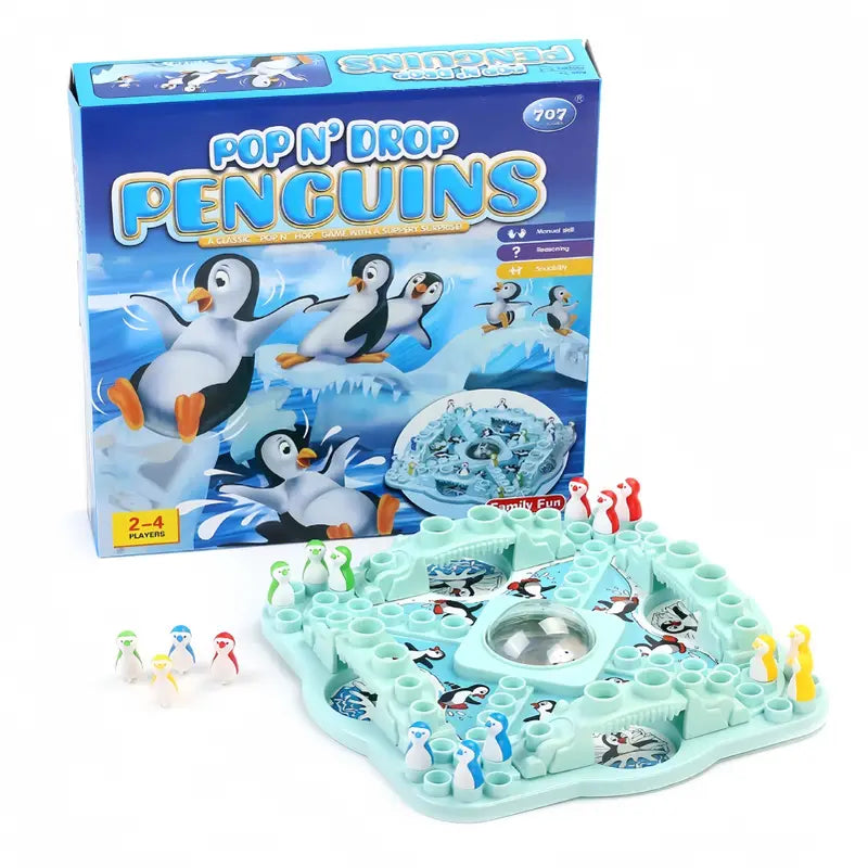 Toystar CoolQuest | Penguin Slide - Children's Desktop Puzzle Dice Game Toy - Pinguïn Glijbaan - Kinder Desktop Puzzel Dob...