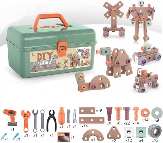 Toystar ConstructionBuddy | Encourage creativity and learning - Toy tool set - Stimuleer creativiteit en leren - Speelgoed...