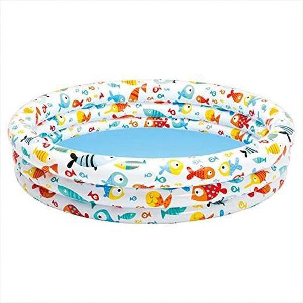 Toystar BabySplash | Safe and fun water fun - Inflatable baby fishbowl pool set with ring and beach ball - Veilig en leuk ...