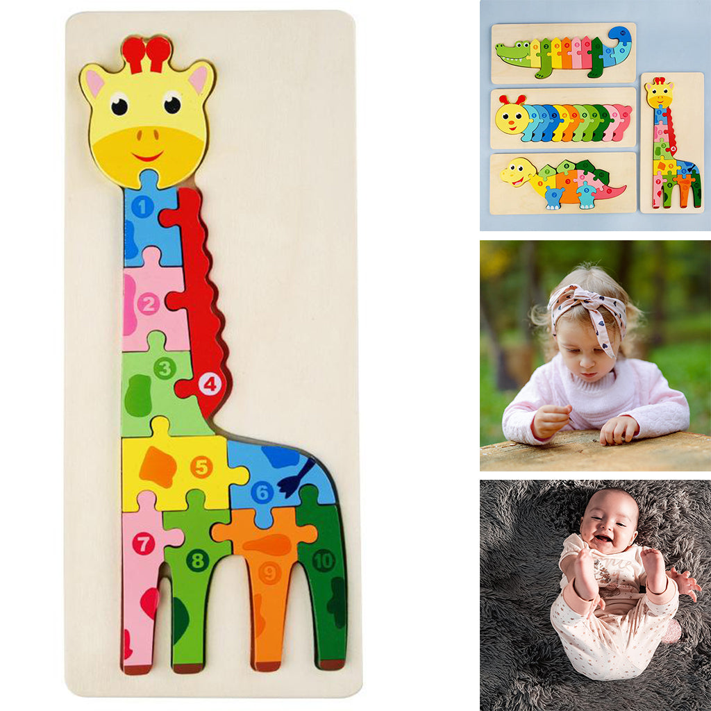 Toystar WildBlocks | Discover and play - Wooden animal puzzle for toddlers - Ontdek en speel - Houten dierenpuzzel voor pe...