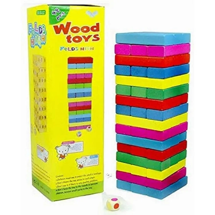 Toystar StackMaster | Lively Fun - Wooden Tumble Tower Game - Bestseller - Levendige Pret - Houten Tumble Tower Spel (5)