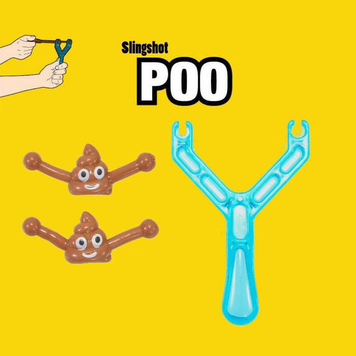 Sticky Poop Slingshot | Encourages creative play and hand-eye coordination - Play and learn fun