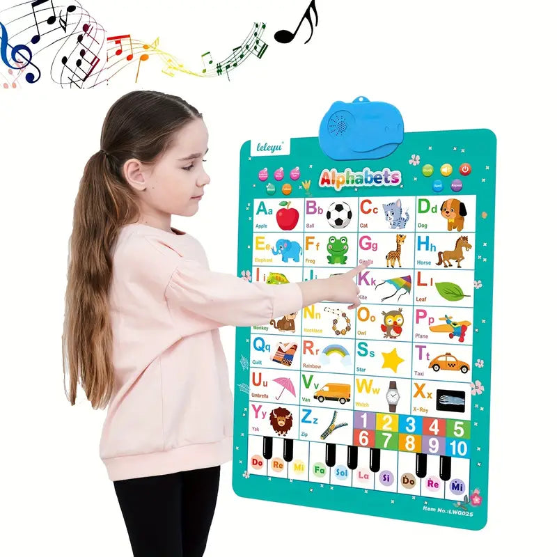 Toystar LearnBuddy™ | Talking ABC Wall Poster - Educational Toy for Toddlers - Pratende ABC Muurposter - Educatief Speelgo...