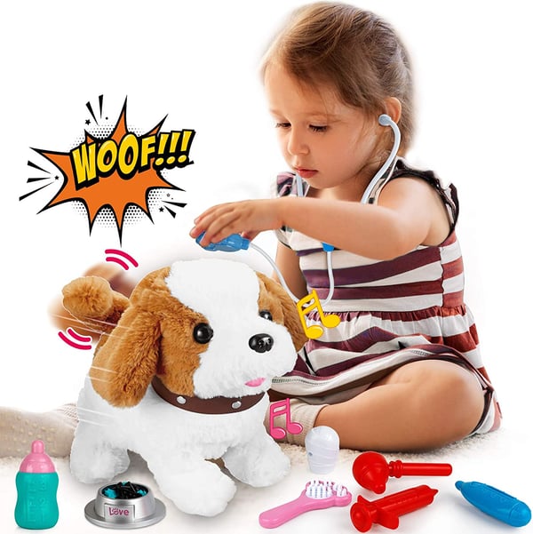 Toystar BuddyBark | Your playful cuddly friend - Interactive plush dog - Bestseller - Jouw speelse knuffelvriend - Interac...
