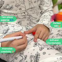 Thumbnail for Toystar DinoDreams | Color and play - DIY pajama set with dino print - Kleuren en spelen - DIY pyjamaset met dino-print (6)