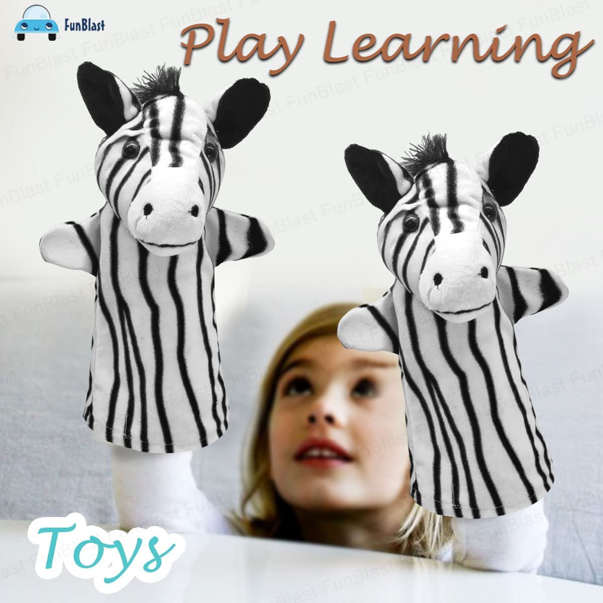 Toystar FurryTales | Bring stories to life - Plush hand puppet toy for kids - Breng verhalen tot leven - Pluche handpop sp...
