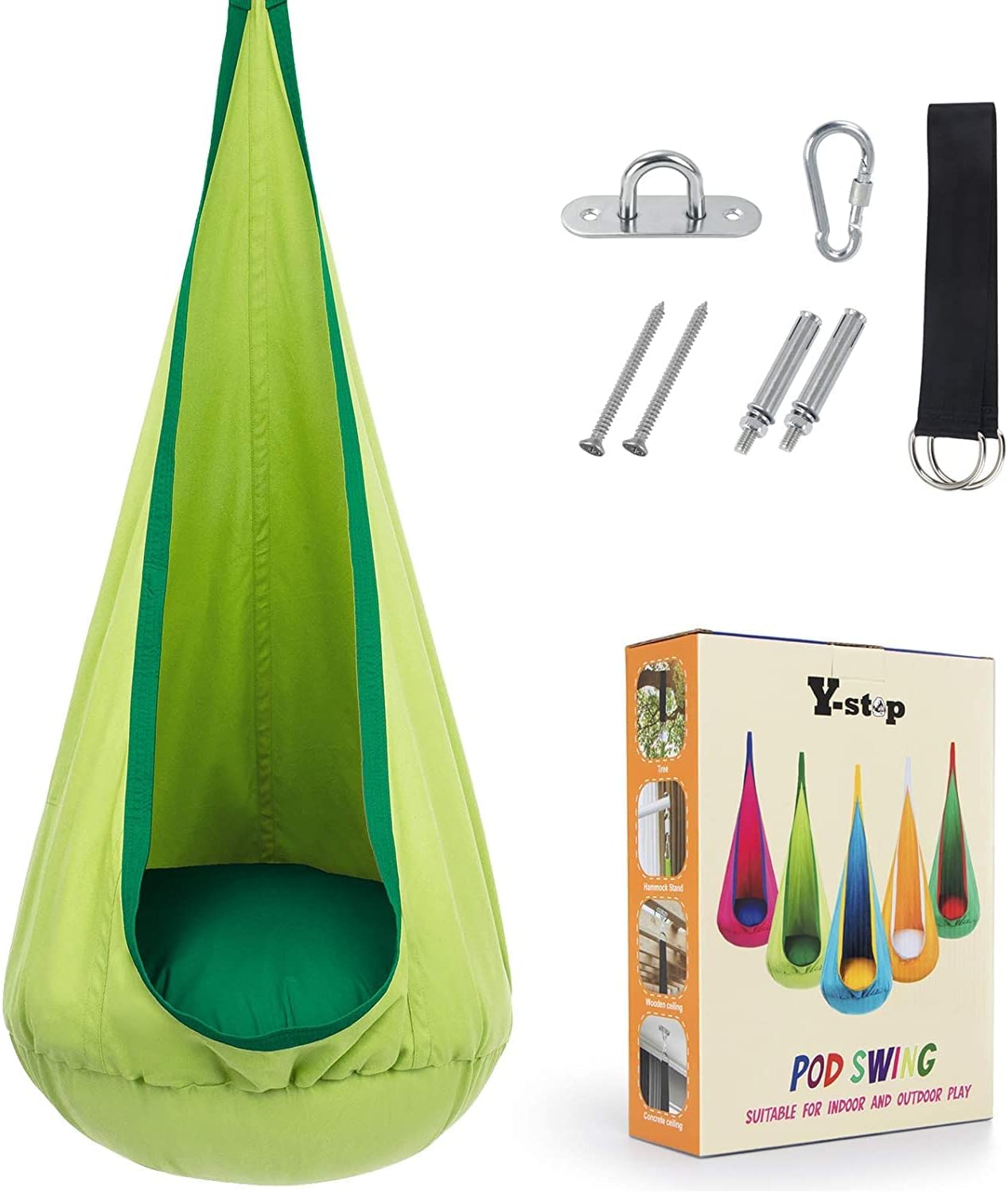 Toystar CloudNest Swing | Create a cozy play area - Hanging chair with cushion - Bestseller - Creëer een knusse speelplek ...
