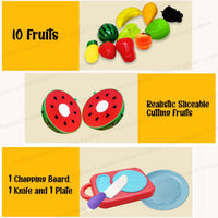 Thumbnail for Toystar MiniChef | Cut and play - Educational fruit cutting set toys for children - Snij en speel - Educatief fruit snijse...