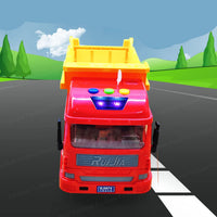 Thumbnail for KrachtTruck | Robuust speelplezier - Frictie-aangedreven kiepwagen met licht en geluid voor kinderen
