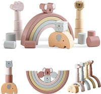 Thumbnail for Toystar EcoToys AnimalStack™ | Endless Play and Learning - Montessori animal stacking blocks - Eindeloos Spel en Leren - M...
