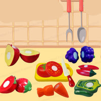 Thumbnail for Toystar MiniChef | Playful learning to cut - Fruit and vegetable cutting set for children - Speels leren snijden - Groente...