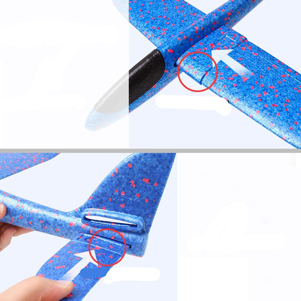 Toystar SkyGlide | Gliding fun for young and old - foam rubber throwing planes - Zweefplezier voor jong en oud - schuimrub...