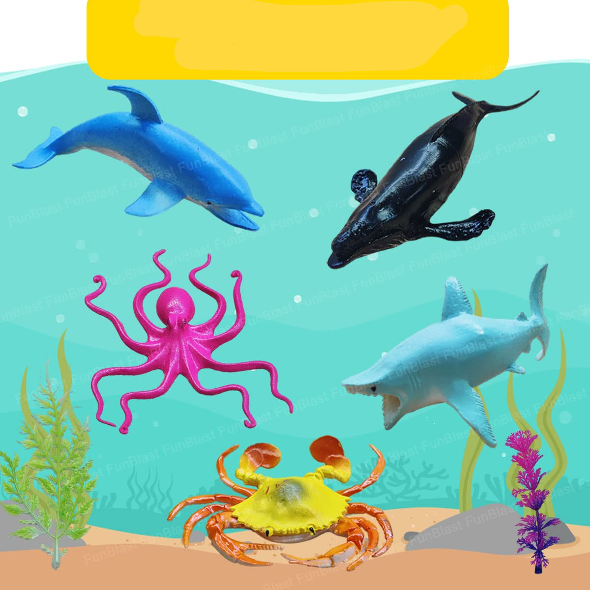 Toystar AquaWorld | Dive into an underwater adventure - Realistic sea animal playset for kids with fish - Duik in een onde...