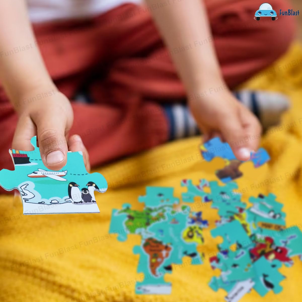 Toystar GeoQuest | Discover the world through play - Educational world map puzzle for children - Bestseller - Ontdek de we...