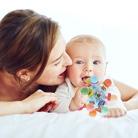 Toystar CuddleChew | Safe Toys for Teething Babies - Comfort and Relief - Veilig Speelgoed Voor Tandjes Krijgende Baby's -...