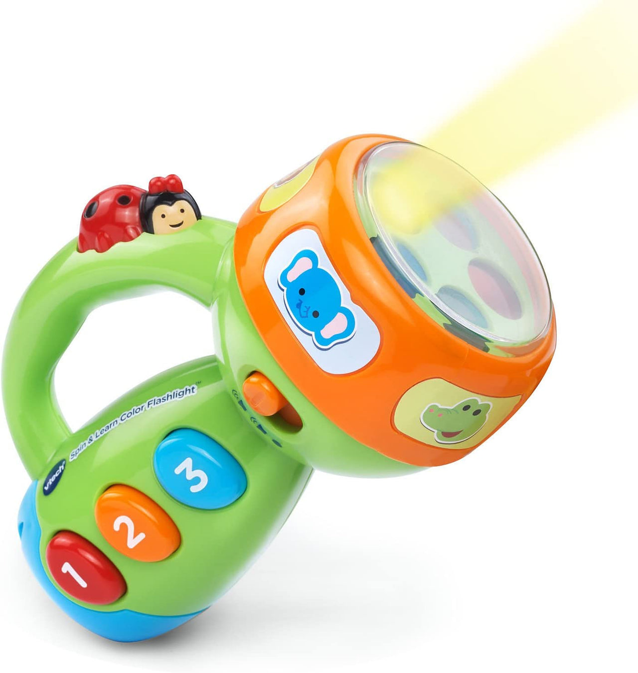 Toystar Spin & Learn | Educational flashlight - with colors and sounds - Educatieve zaklamp - met kleuren en geluid