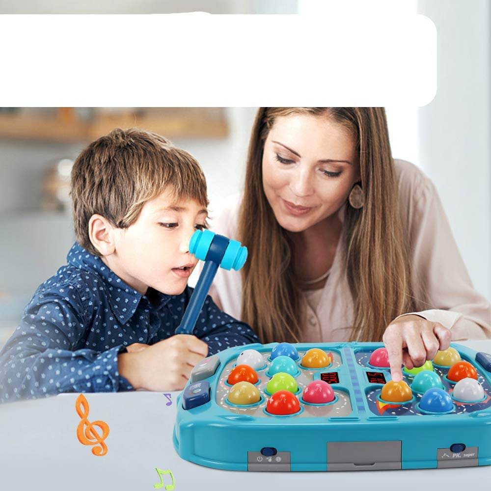 Toystar DokiToy | Hitting & scoring - Interactive hammer game with light & sound - Slaan & scoren - Interactief hamer spel...