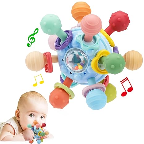 Toystar CuddleChew | Safe Toys for Teething Babies - Comfort and Relief - Veilig Speelgoed Voor Tandjes Krijgende Baby's -...