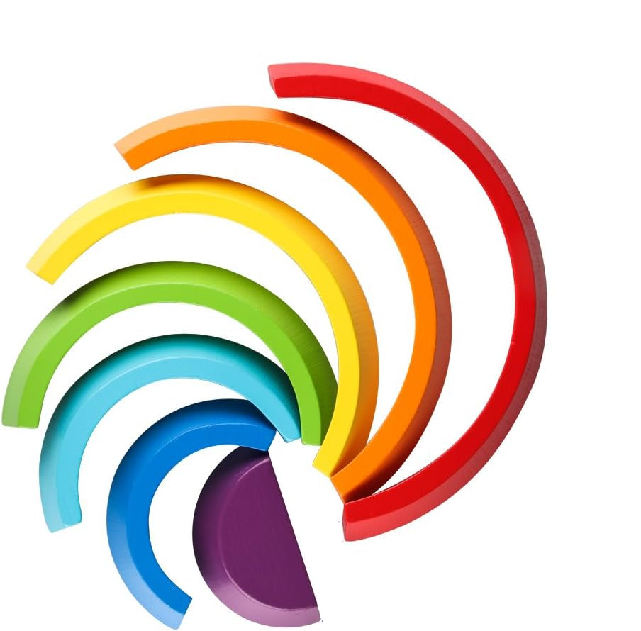 Toystar EcoToys Rainbow Dreams | Stimulate your child's creativity - Building fun with a Rainbow puzzle - Stimuleer de cre...