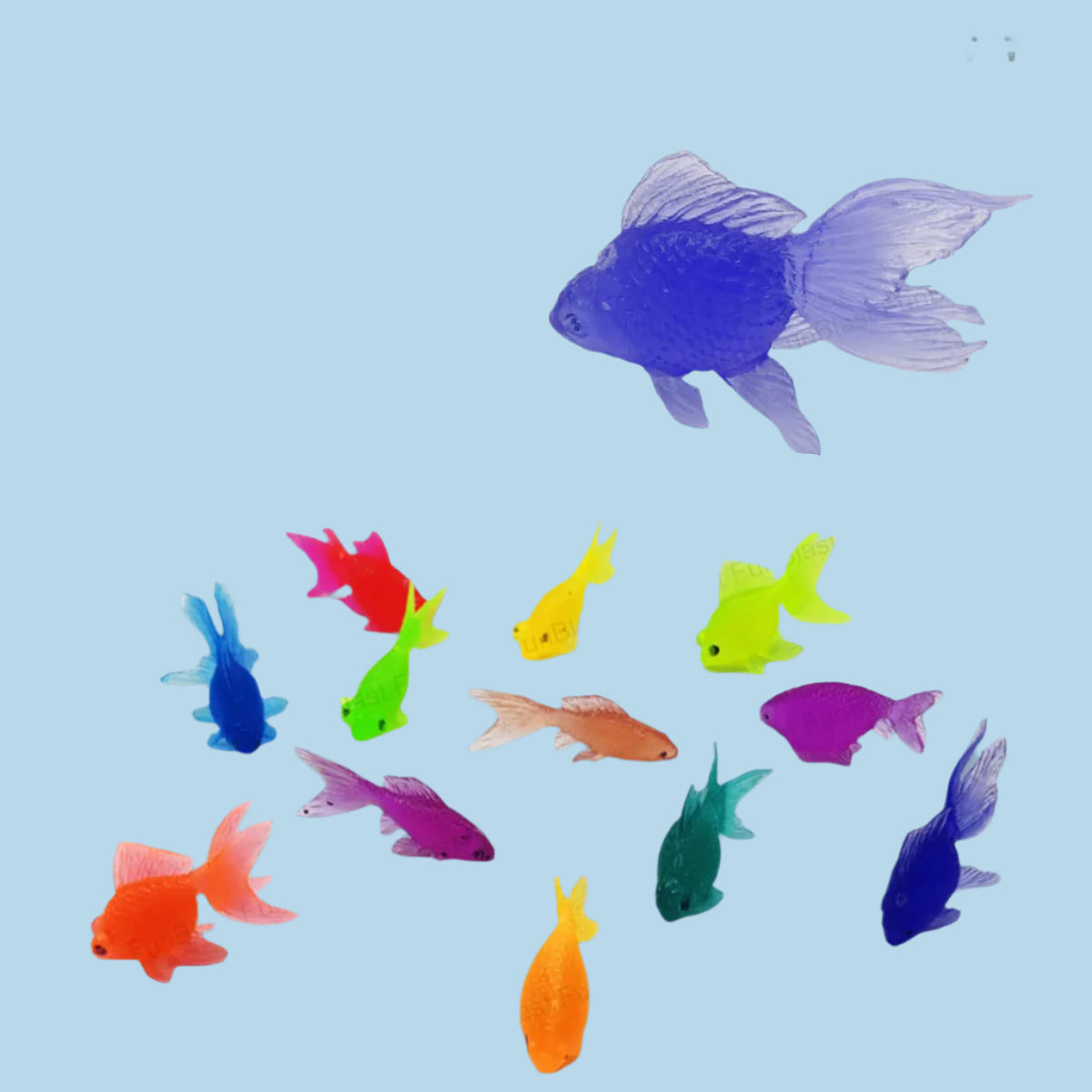 Toystar AquaPals | Splashing fun - Cute rubber fish for bath and water fun - Speels leren - Educatieve muzikale autosleute...