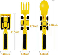 Thumbnail for Toystar Build & Bite | Eating fun for little builders - Playful children's cutlery set - Bestseller - Eetplezier voor klei...