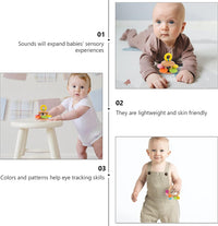 Thumbnail for Ecotoys RattlePlay | Sensorisch plezier voor kleintjes - Montessori Houten Rammelaars