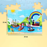 Thumbnail for Toystar EduPuzzle | Discover through play - Wooden 3D animal puzzle for children - Spelenderwijs ontdekken - Houten 3D die...