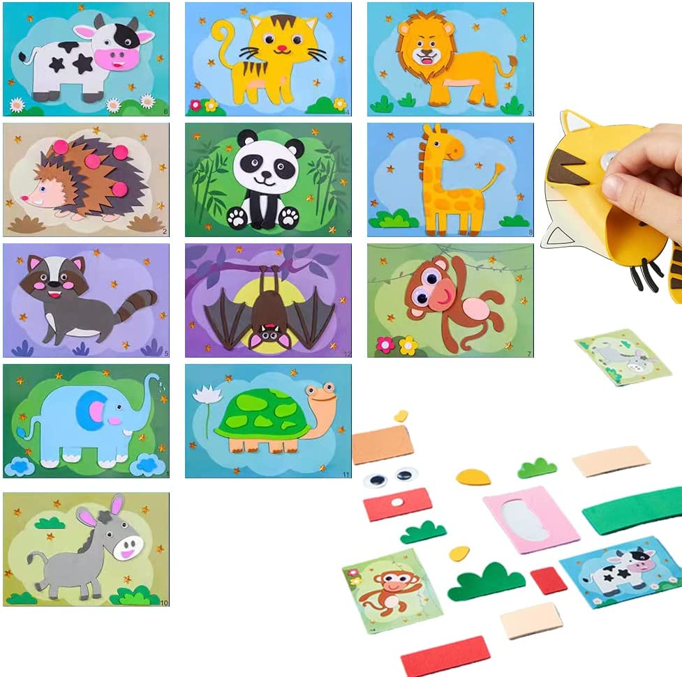 Toystar FoamFun Stickers | Creative Play - 3D Animal Stickers - Creatief Spelen - 3D Dierenstickers