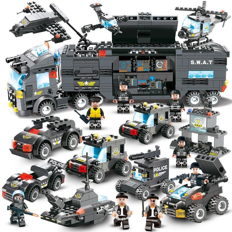 Toystar PowerForce | Building Fun for Adventurous Kids - Blocks SWAT Police Series - Bouwplezier voor Avontuurlijke Kids -...