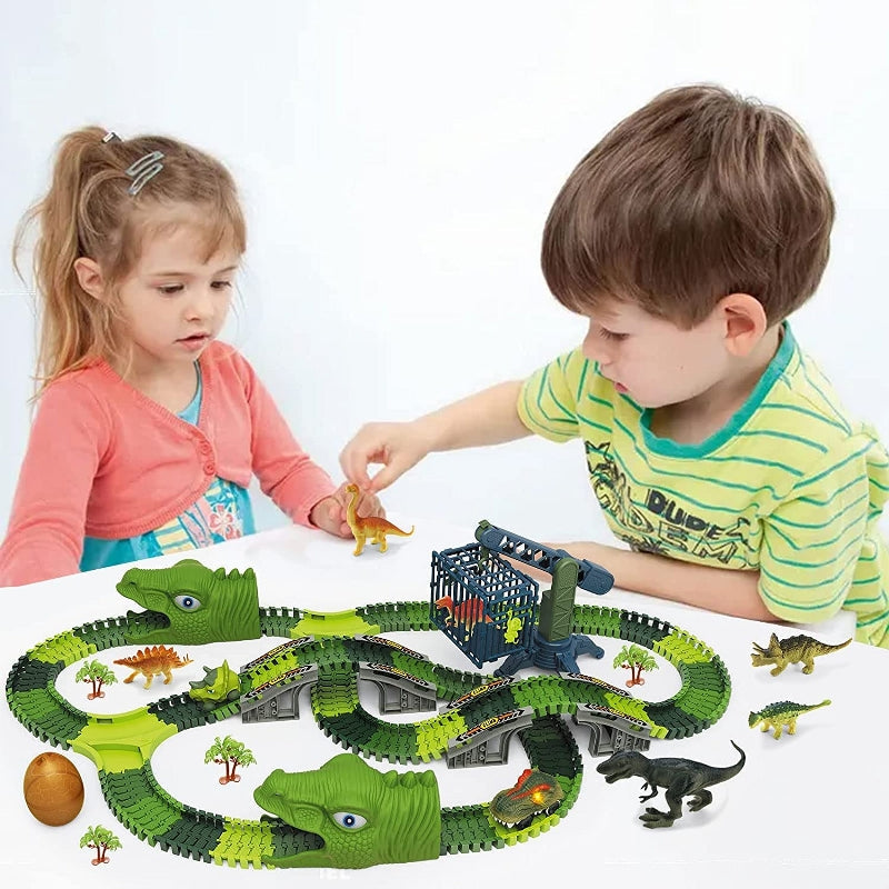 Toystar Flexible RaceTrack - Flexible Rail Track Toy Set Race Track - Flexible RaceTrack - Flexibele Railspoor Speelgoedse...