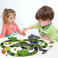 Thumbnail for Toystar Flexible RaceTrack - Flexible Rail Track Toy Set Race Track - Flexible RaceTrack - Flexibele Railspoor Speelgoedse...