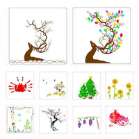Thumbnail for Finger Stamp Painting Set | Stimulates creativity and fun - Ink painting cushion for children