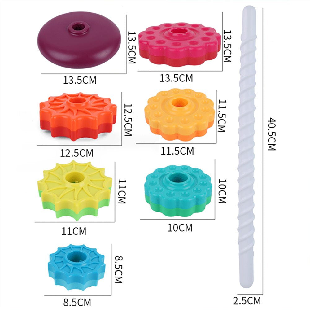 Toystar ColorTower | Discover through play - Stacking toys for curious children - Ontdek spelenderwijs - Stapelspeelgoed v...