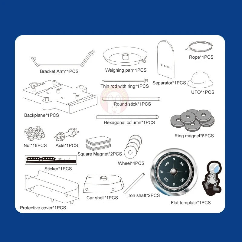 Magnetix MagneTech | Wetenschappelijk Plezier - Magnetische Levitatieset voor Experimenten