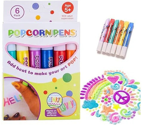 Toystar BubbleMagic | Creative Crafts with Color - 3D Puffy Pens (2 sets) - Creatief Knutselen met Kleur - 3D Puffy Pennen...