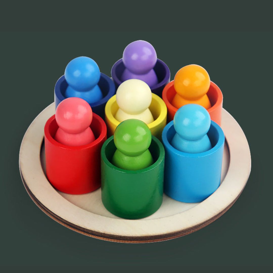 Toystar Rainbow Stacking Fun | Encourage Creativity - Educational Wooden Blocks for Children - Stimuleer Creativiteit - Ed...