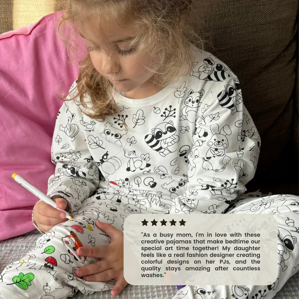 Toystar ForestFriends | Color and discover - DIY pajama set with forest animals - Kleuren en ontdekken - DIY pyjamaset met...