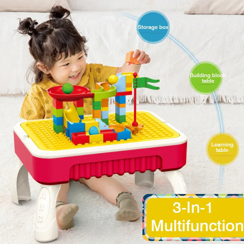 Toystar BuildMaster | Creative Adventure - Activity Table for Children with Building Blocks and Drawing Board - Bestseller...