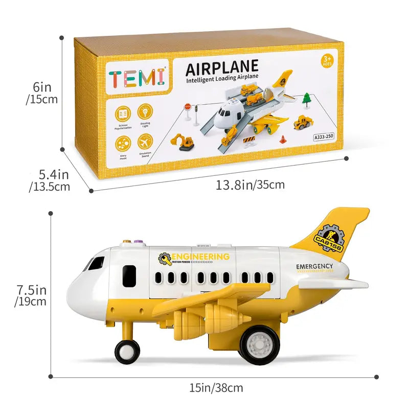 Toystar SkyVoyager | Adventure flying - Large transport plane playset with vehicles - Avontuurlijk vliegen - Grote transpo...