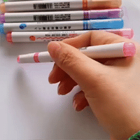 Thumbnail for Multi-Color Highlighter Pen | Colorful Roller Tip Highlighter Set for Creative Minds - 6 Pieces Full of Fun