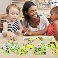 Thumbnail for Toystar PuzzleZoo | Educational fun - Wooden animal puzzle for children - Leerzaam speelplezier - Houten dierenpuzzel voor...