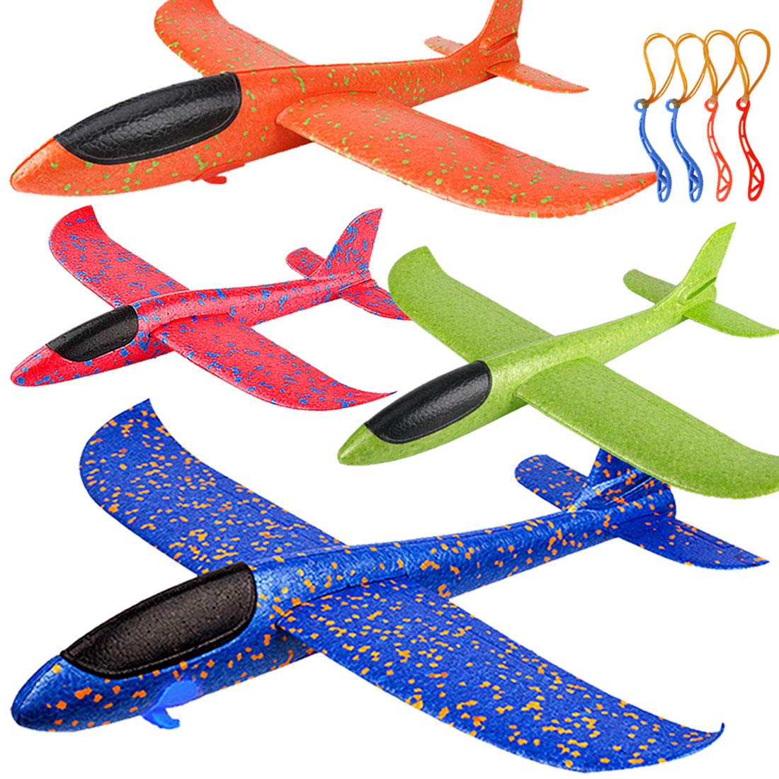 Toystar SkyGlide | Gliding fun for young and old - foam rubber throwing planes - Zweefplezier voor jong en oud - schuimrub...