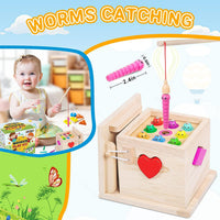 Thumbnail for Toystar EcoToys EduPlay Box | Encourage learning and discovery - Montessori Wooden Playset - Stimuleer leren en ontdekken ...