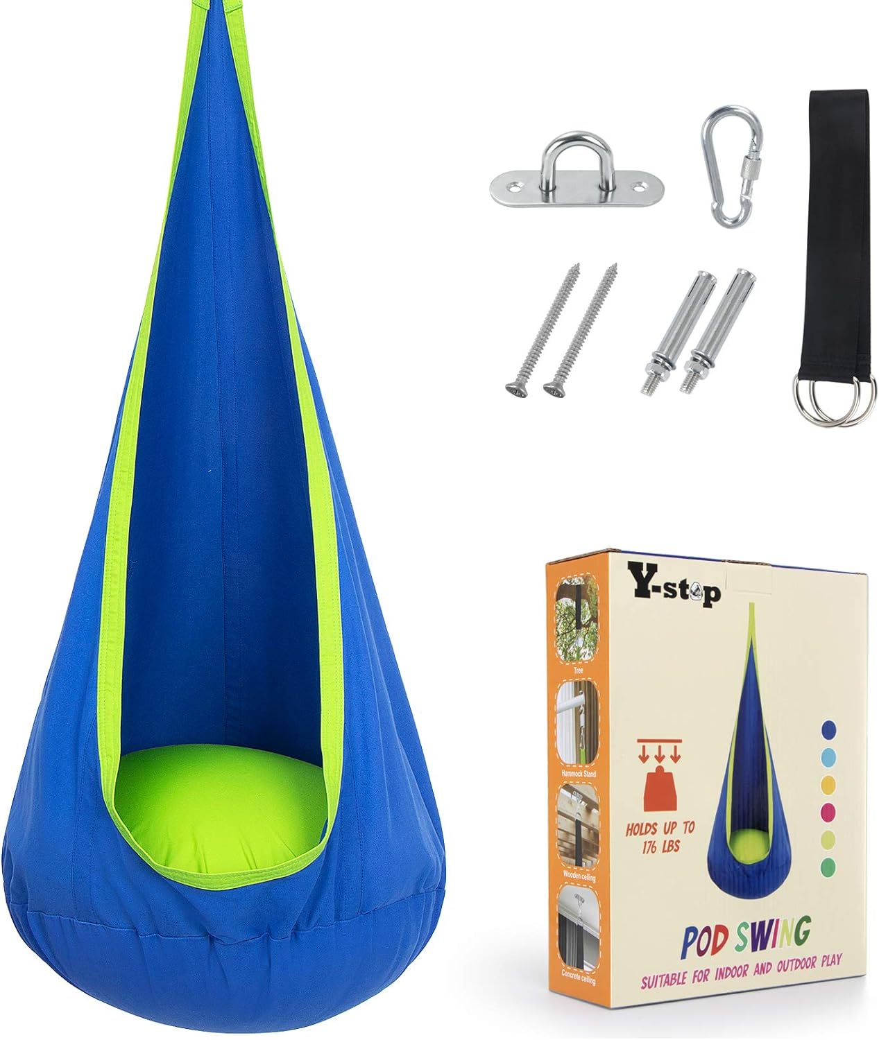 Toystar CloudNest Swing | Create a cozy play area - Hanging chair with cushion - Bestseller - Creëer een knusse speelplek ...