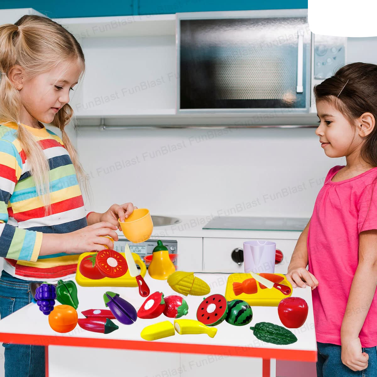 Toystar MiniChef | Playful learning to cut - Fruit and vegetable cutting set for children - Speels leren snijden - Groente...