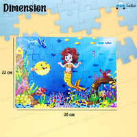 Thumbnail for Toystar AquaPuzzle | Enchanting underwater adventures - Wooden mermaid puzzle for children - Betoverende onderwateravontur...